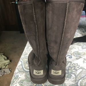 Brown Tall UGG Boots